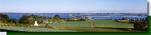 Paysage agricole et maritime devant Agrival Paysage agricole et maritime devant Agrival